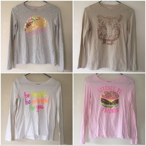 Girls Long Sleeve Shirts Bundle